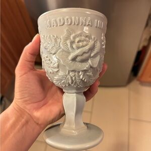 Madonna Inn goblet in marble